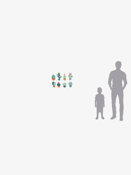 8 Grands Stickers Cactus Vert / Multicolore - Vertbaudet – Image 2