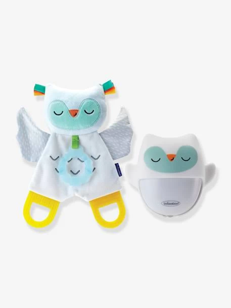 Coffret Veilleuse Et Chouette Luminescente - INFANTINO Blanc - Infantino