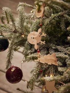 Guirlande De Noël En Bois Bois - Vertbaudet