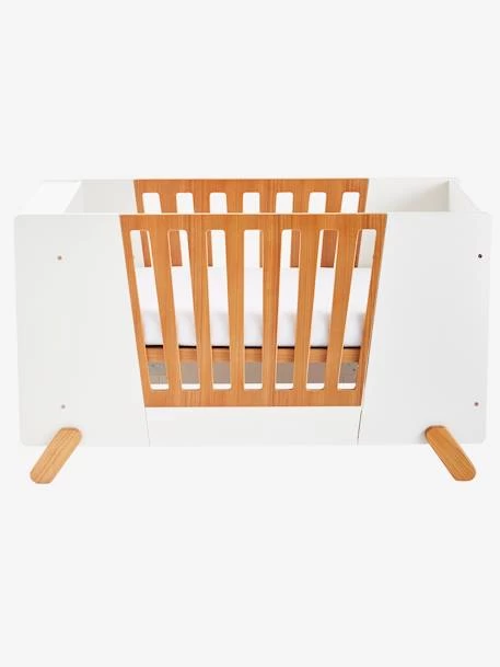 Lit Bébé Avec Barrière Amovible + Rangement Bibliothèque LIGNE PIROUETTE Blanc - Vertbaudet – Image 6