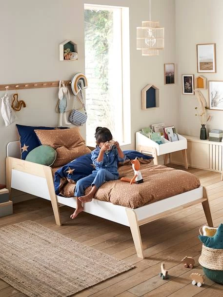 Lit Enfant évolutif 3 Tailles LIGNE RETRO Blanc Mate - Vertbaudet – Image 5