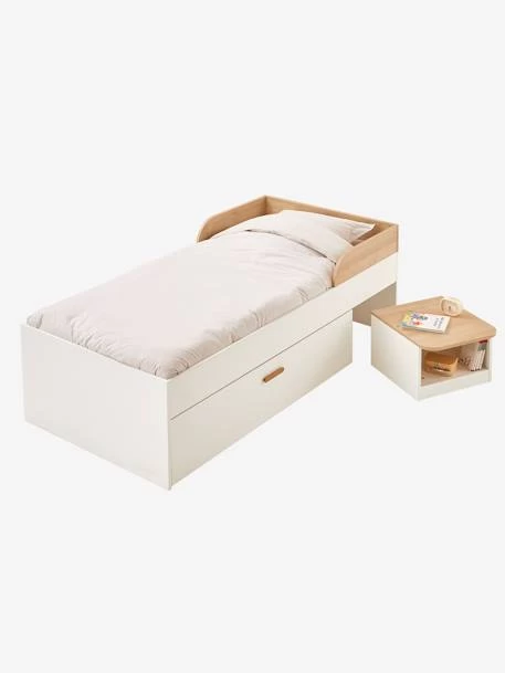 Lit Enfant Multi Rangements HAPPY Blanc - Vertbaudet – Image 3