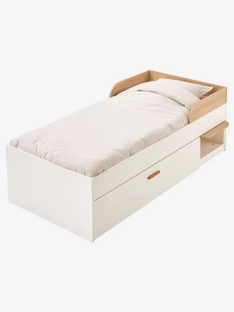 Lit Enfant Multi Rangements HAPPY Blanc - Vertbaudet – Image 4