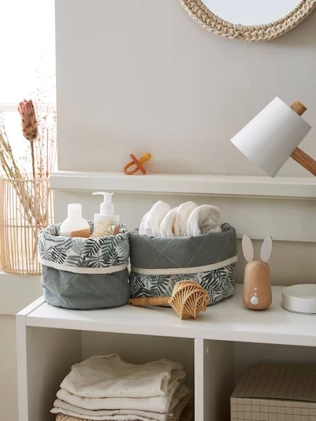 Lot De 2 Paniers Réversibles HANOÏ Beige - Vertbaudet – Image 3