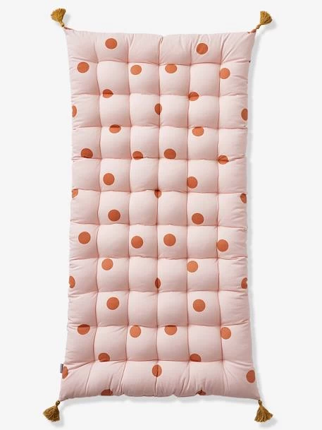 Matelas De Sol Ă Pompons MINI MAXI POIS Rose - Vertbaudet