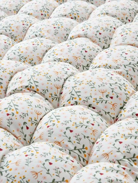 Matelas De Sol Avec Pompons FLEURETTES écru / Multicolore - Vertbaudet – Image 2