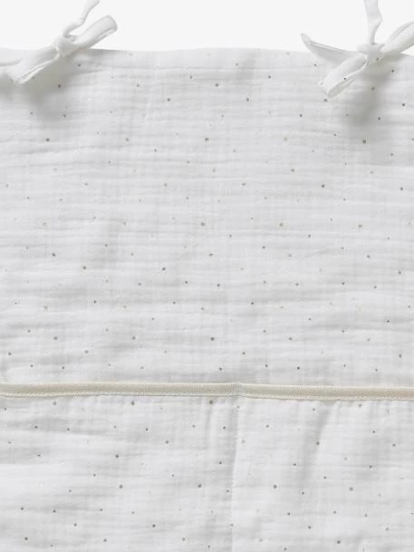 Organisateur De Table à Langer En Gaze De Coton Ivoire étoilé - Vertbaudet – Image 3