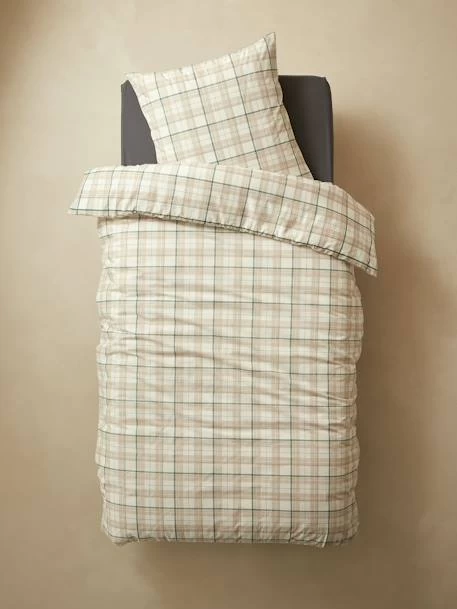 Parure Housse De Couette + Taie D'oreiller Enfant DANDY FOX Beige - Vertbaudet – Image 2