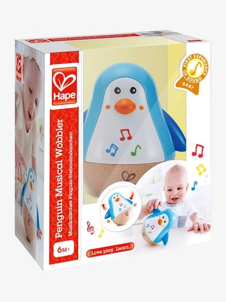 Pingouin Culbuto Musical HAPE Bleu - Hape – Image 5