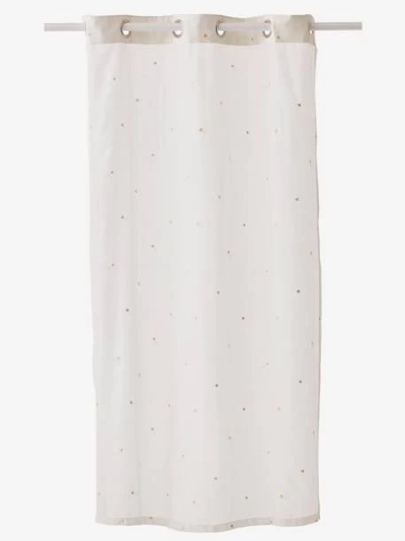 Rideau Voilage Etoiles Filantes Ivoire/or - Vertbaudet – Image 2