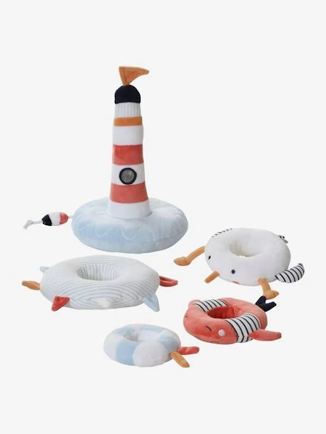 Tour à Empiler En Tissu LEON SUR LE PONTON Multicolore - Vertbaudet – Image 4