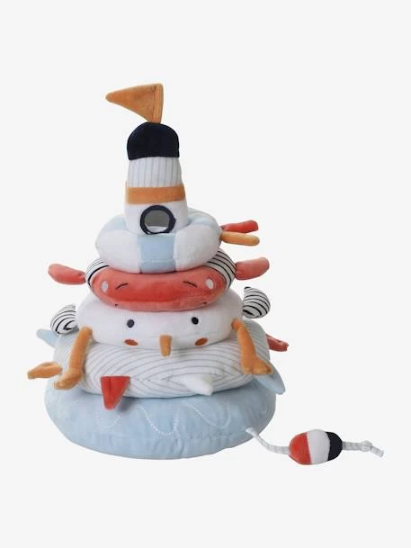 Tour Ă Empiler En Tissu LEON SUR LE PONTON Multicolore - Vertbaudet