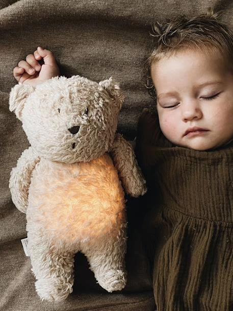 Veilleuse Peluche MOONIE Ourson En Coton Bio* Beige Sable - Moonie – Image 2