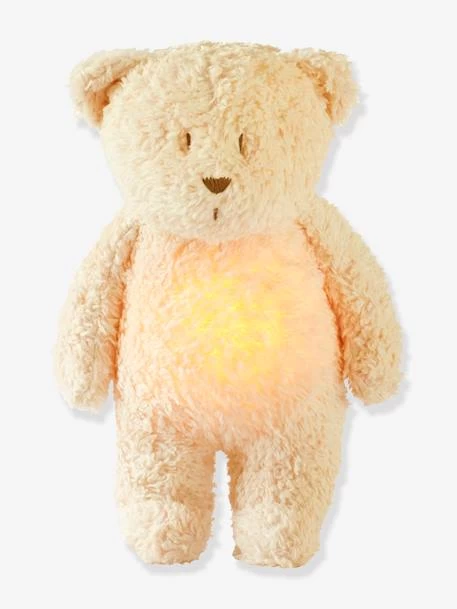 Veilleuse Peluche MOONIE Ourson En Coton Bio* Beige Sable - Moonie